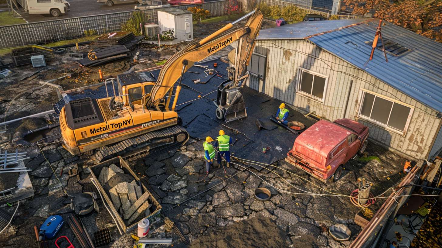 Steel roof installation on residential home in Flushing, Queens