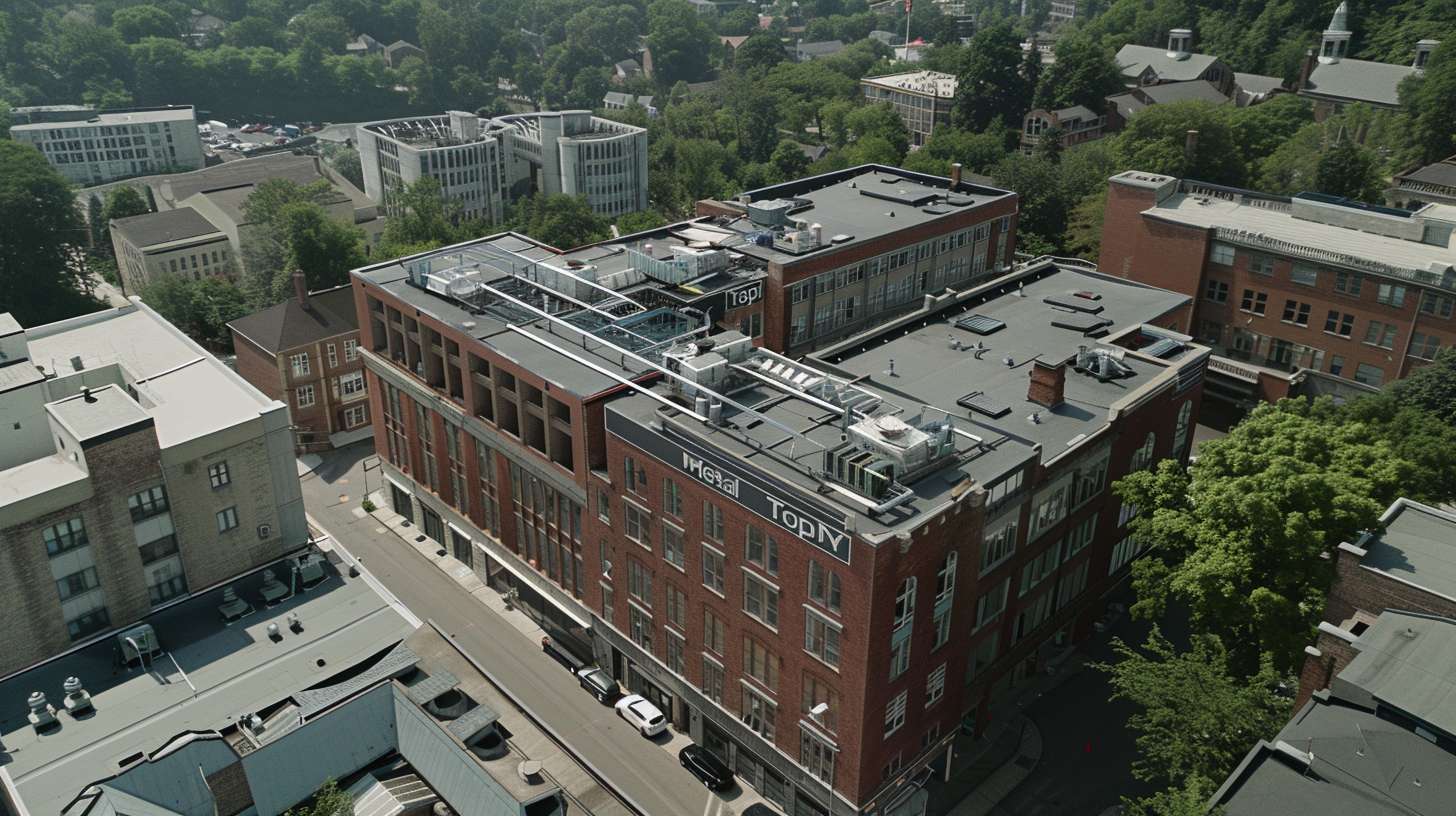 Commercial metal roofing installation team working on a large building in Queens, New York Residential metal roof repair technician fixing panels on a home near Jamaica, Queens Close-up of corrugated metal roofing panels showing durability and weather resistance Metal roof inspection showing rust damage requiring professional repair services Worker applying sealant to metal roof seams to prevent leaks and water damage Completed metal roof repair project on a Queens residential property