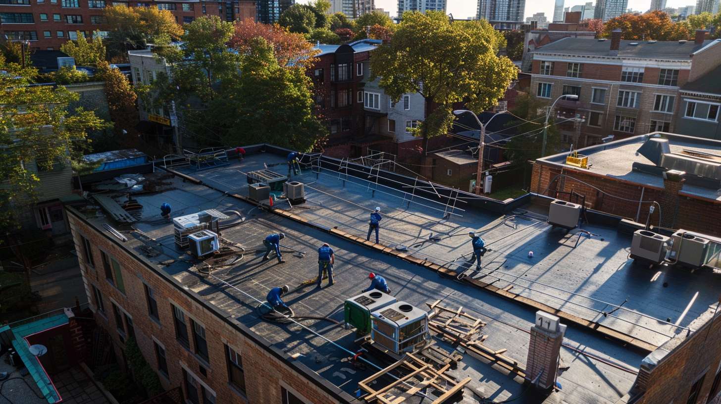 Metal roof installation on residential home in Flushing, Queens by family-owned contractors