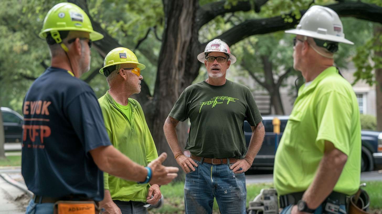 Professional roofers installing a new flat roof on a residential building in Jamaica, Queens