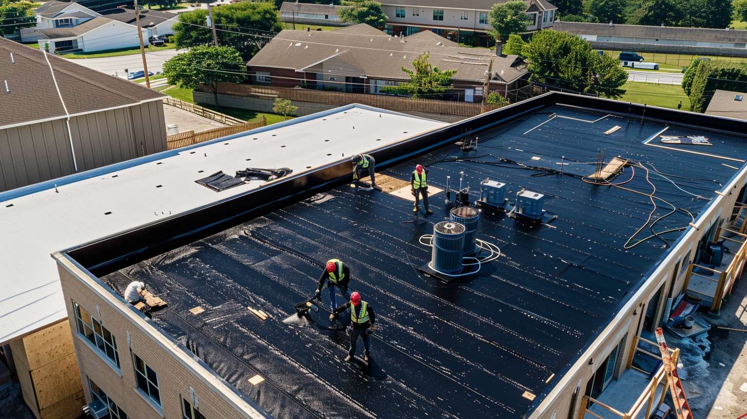 New asphalt shingle roof installation on residential home in Astoria, Queens