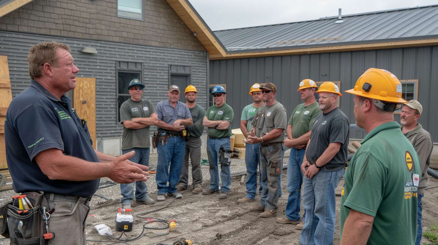 Professional roofer conducting detailed inspection on residential roof in Jamaica, Queens neighborhood