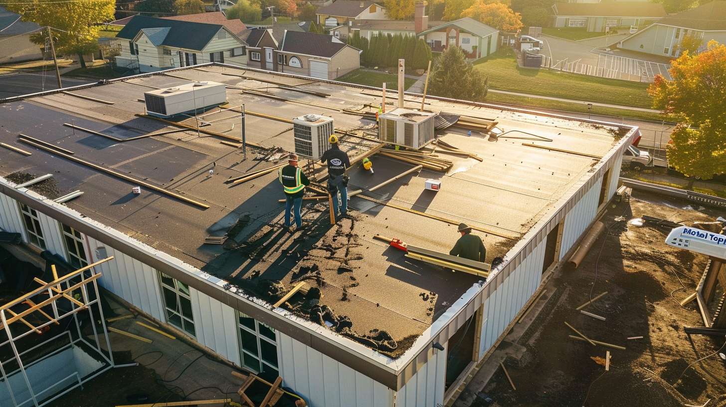 Roof restoration team working on residential home in Jamaica, Queens Professional roofers inspecting and repairing shingles on Queens property Completed roof restoration project on house in Jamaica neighborhood Close-up of quality roofing materials used for restoration work Roof restoration experts examining damaged areas before repair Newly restored residential roof with fresh shingles in Queens