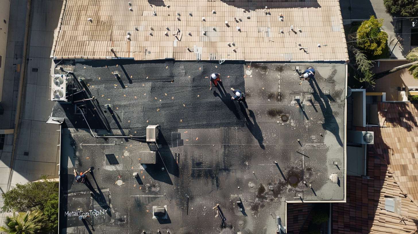 Roofing shingles installed on a residential home in Flushing, Queens