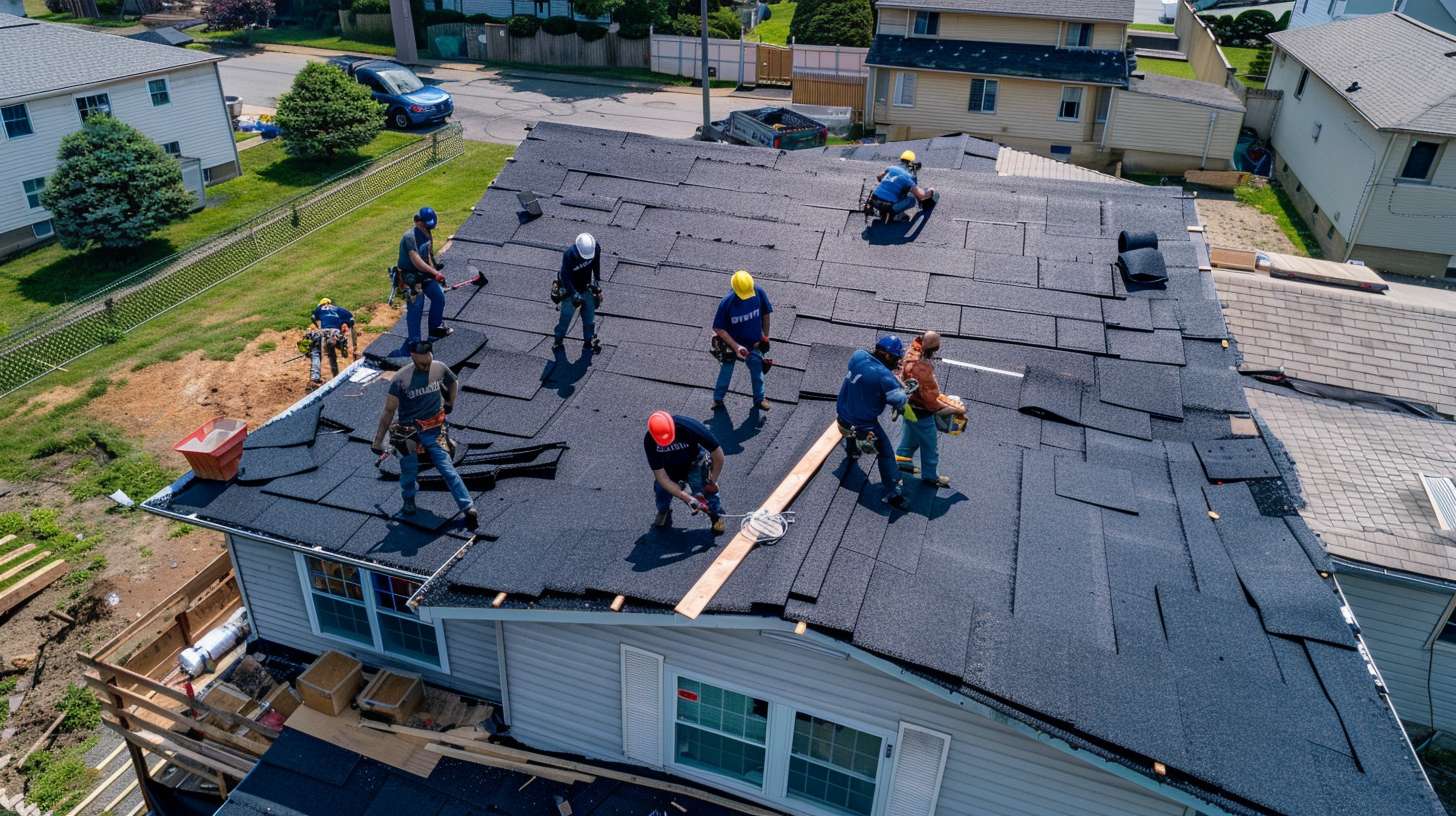 Roof replacement cost breakdown showing materials and labor pricing in Astoria, Queens